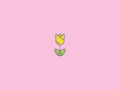 January 26: Tulip 365cons daily icon diary flower icon tulip