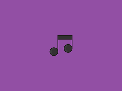 January 31: Musical Note 365cons daily icon diary icon music note