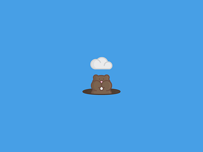 February 2: Punxsutawney Phil 365cons daily icon diary groundhog groundhog day icon punxsutawney phil