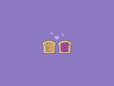 February 4: PB&J 365cons daily icon diary friends icon jelly love pbj peanut butter sandwich