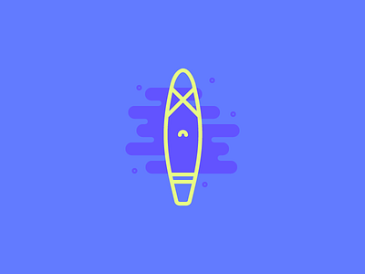 April 17: Paddleboarding 365cons daily icon diary fun icon paddleboard sport water