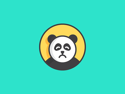 April 18: Sad Panda 365cons animal daily icon diary emotion icon panda sad
