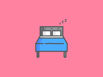 April 26: 5 More Minutes 365cons bed daily icon diary icon pillows room sleep snooze zzz