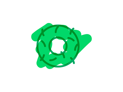 May 13: Sketchy Wreath Donut 365cons daily icon diary donut icon sketch wreath