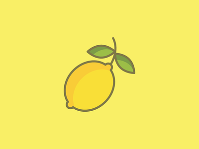 May 18: Lemon 365cons daily icon diary fruit icon lemon