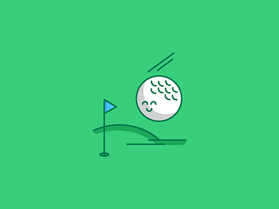 June 11: Happy Golf 365cons ball daily icon diary flag gilmore golf happy icon sports