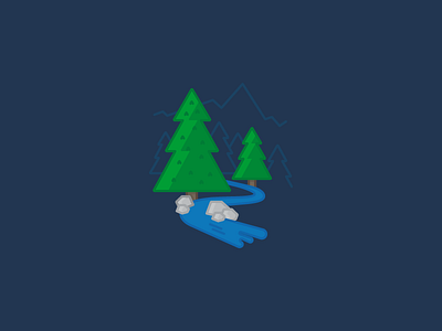 June 19: Yuba River 365cons daily icon diary icon mountain nature river rock trees yuba