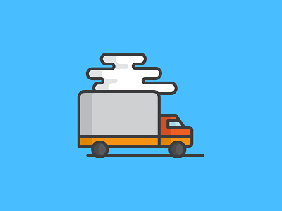 June 23: Moving Truck 365cons car daily icon diary icon movers moving transport truck vehicle