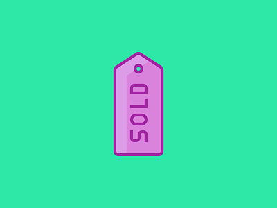 June 24: Sold Car 365cons daily icon diary gift icon sold tag