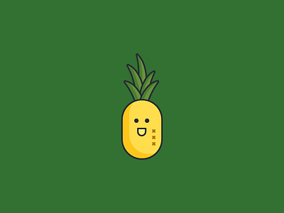 June 28: Pineapple Explorations 365cons daily icon diary exploration food icon pineapple