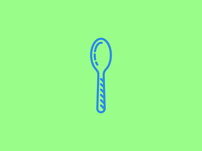 July 6: Spoon 365cons daily icon diary icon spoon utensil