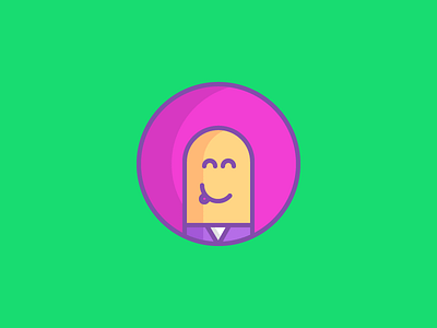 August 10: Blob Guy 365cons blob character daily icon diary face icon person random smile tongue