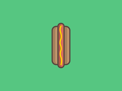 August 20: Wiener Dog 365cons bbq daily icon diary dog food hot dog icon wiener