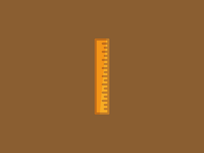 August 24: Ruler 365cons daily icon diary icon measure ruler