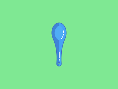 September 24: Pho Spoon 365cons asian daily icon diary icon pho soup spoon utensil