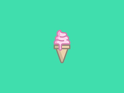 November 28: Picky Ice Cream 365cons daily icon diary dessert food gelato ice cream icon