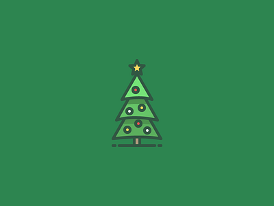 December 4: Tree Decorating 365cons christmas daily icon diary festive holiday icon ornaments star tree