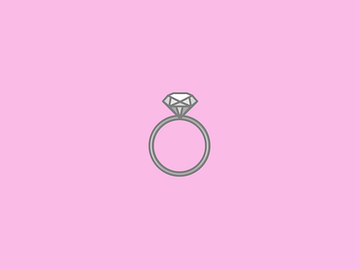 December 26: She's Engaged 365cons bride daily icon diary diamond engaged icon ring wedding