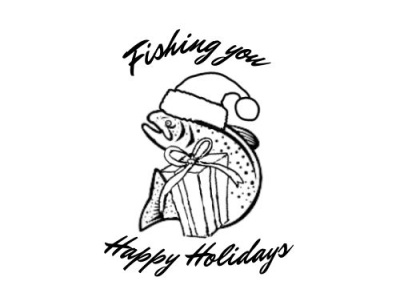 Fishing you bass christmas fish holiday nautical xmas