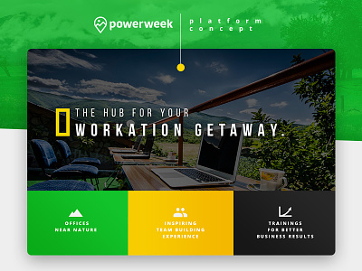 The Powerweek Platform concept branding concept platform powerweek site startup ui ux web wireframe