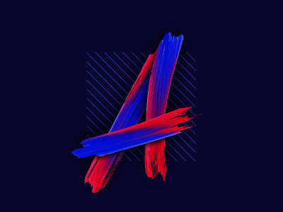Letter A branding detail element letter lettering spotify typo typography