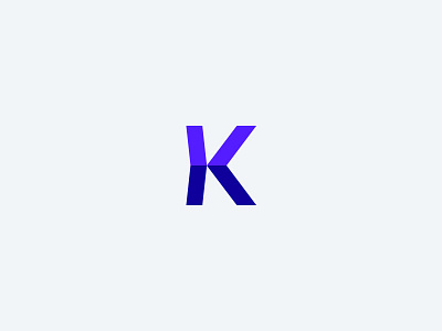 Letter K concept box brand branding idea logo monograph safe sketch symbol