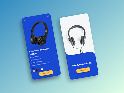 Headphones ecommerce app