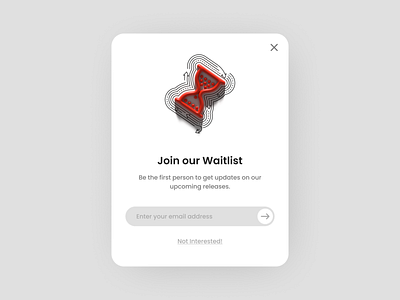 Daily UI Challenge 016 - pop up/overlay