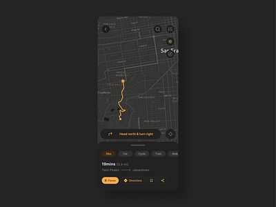 Daily UI Challenge 020 - Location Tracker. dailyui design figma ui