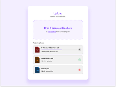 Daily UI Challenge 031 - File Upload