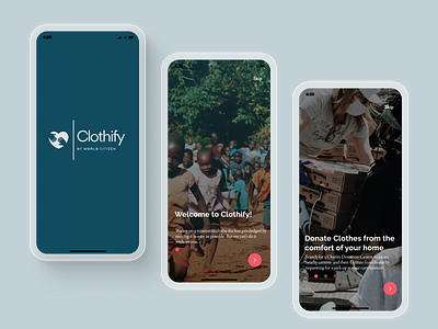 Splash and Onboarding Screens for Clothify