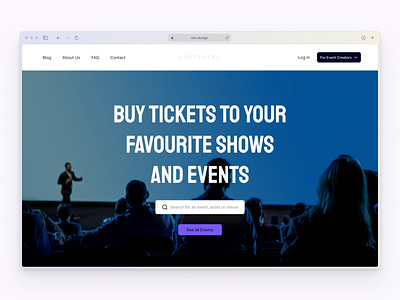 Ticketing Platform Header