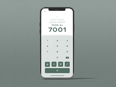 Daily UI 004 - Calculator