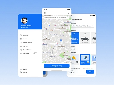 On-demand car wash app app app design booking car wash car wash service figma mobile mobile app mobile design on demand ondemand ui ux