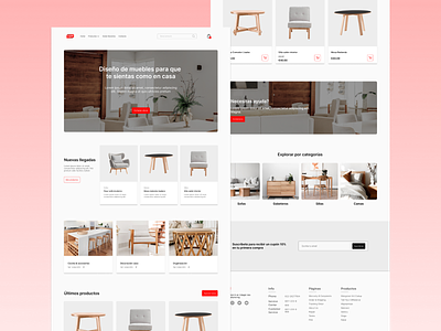 Forniture ecom website🪑 ecom ecommerce figma ui ux web web design website