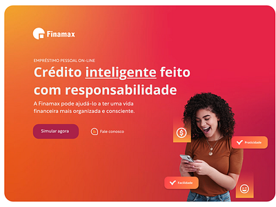 Finamax UI SITE adobexd bank design site ui xd