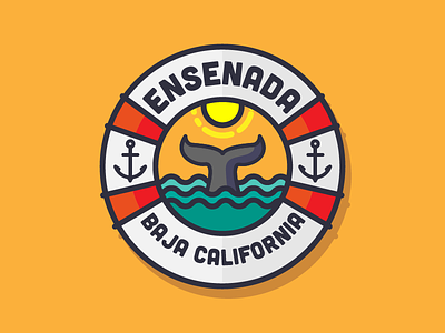 Ensenada anchor beach california ensenada lifesaver maritime sea sun whale