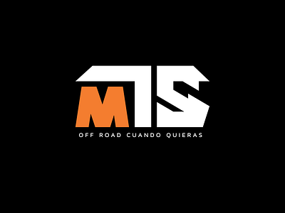 MTS Logo bike logo off road vector
