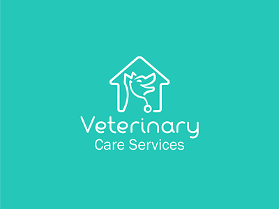 Veterinary Care Service branding embroidered logo mockup print van wrap vector veterinary