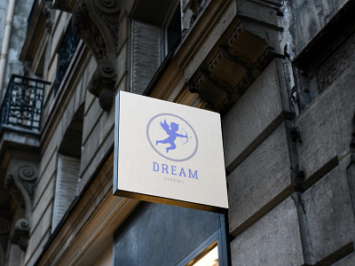 Logo for Dream Cinema brand design branding branding concept design graphic design logo logo design logotype typography брендинг
