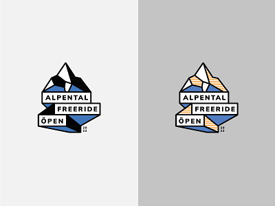 Alpental Freeride Open 2022 apparel graphic design vector