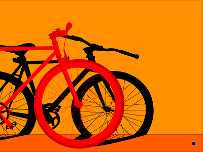 Bicycle artwork bike design flat graphic illustration illustration art illustrator minimal vector vectorart
