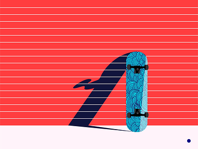 Skateboard 🛹 adobe illustrator ai art artwork design flat graphic illustration illustrator minimal skateboard sport vector vector illustration vectorart