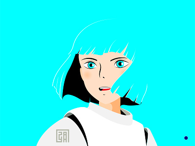 "HAKU" Spirited Away (2001) adobe illustrator ai animation animecharacter art artwork character flat graphic illustration illustrator minimal vector vectorart