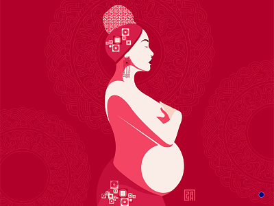 Most beautiful moment in a woman’s life art artwork beautiful beauty illustration illustration art illustrator love pregnant vector vectorart women