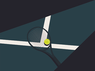 Tennis art artwork design illustrator vector vectorart