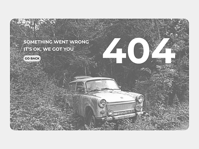 404 Page #DailyUI #008