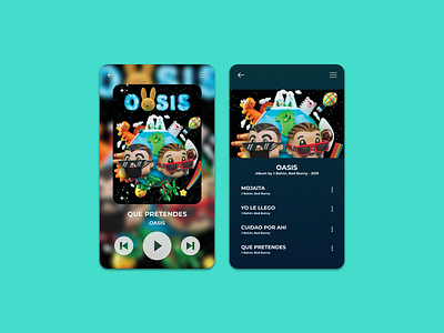 Music Player #DailyUI #009 design graphic design ui