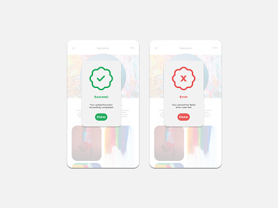 DailyUI #011 Flash Message (Error/Success) app design graphic design ui