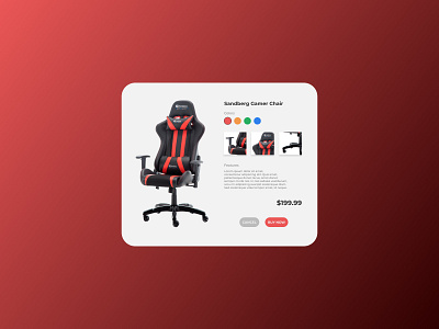 DailyUI #012 E-Commerce Shop (Single Item)